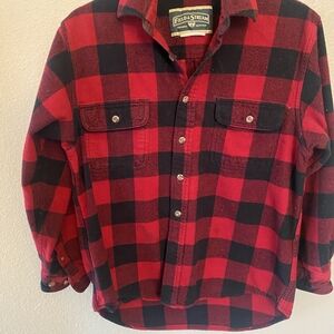 Field & Stream Classic Red and Black Checkered Shirt